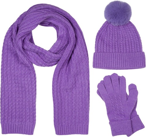 Damen set teilig schal - damen,