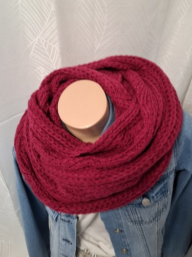 Loop strick rot dunkelrot - loop,