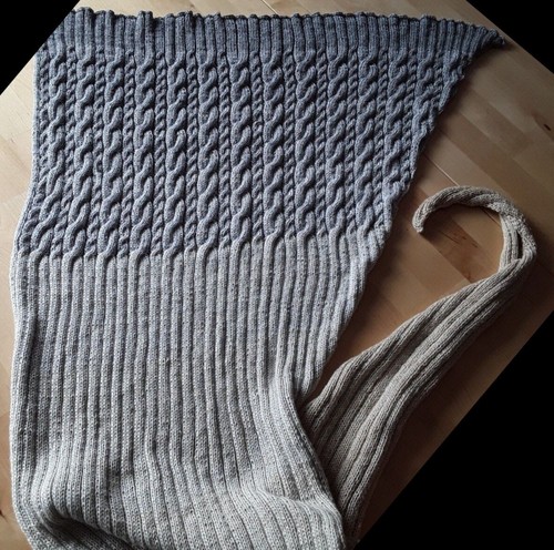 Stricktuch handgestrickt - stricktuch,