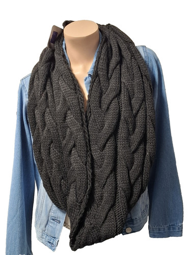Trendy loop schwarz strick - trendy,