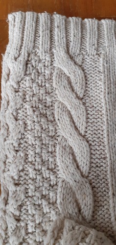 Strickschal aus wolle - strickschal, (?)