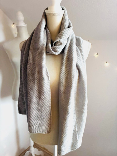 Damen schal grau - in, strick