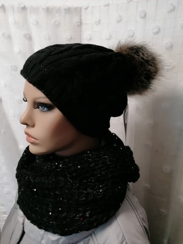 Strickmütze schwarz